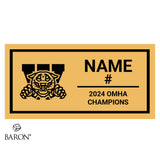 Welland Tigers OMHA U18 2024 Championship Black LED Ring Box