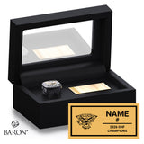 West London Hawks U18 Alliance Hockey 2026 Championship Black Standard Window Ring Box