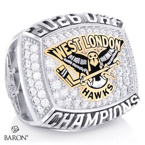West London Hawks U18 Alliance Hockey 2026 Championship Ring - Design 1.3