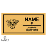 West London Hawks U18 Alliance Hockey 2026 Championship Black LED Ring Box