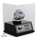 Western Mustangs Lacrosse 2023 Championship Display Case