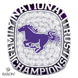 Western Mustangs Lacrosse 2023 Championship Ring - Design 1.4
