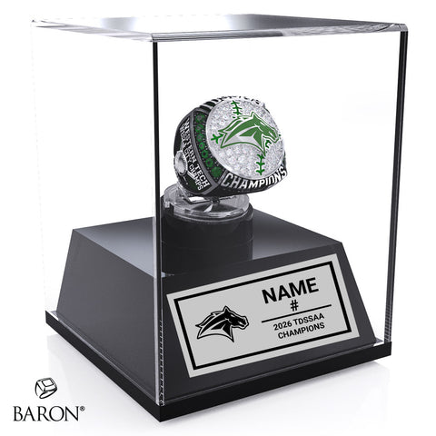 Western Technical Commercial School Baseball 2026 Championship Display Case