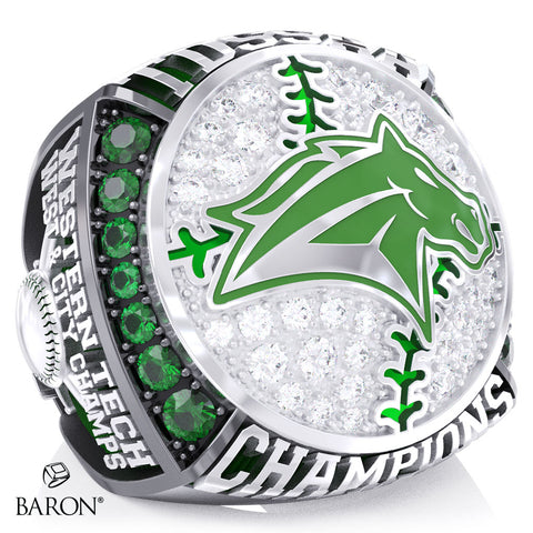 Western Technical Commercial School Baseball 2026 Championship Ring - Design 2.2