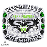 Whitby Steelhawks Lacrosse 2024 Championship Ring - Design 1.1 *BALANCE*