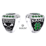Windsor Warlocks Lacrosse 2025 Championship Ring - Design 1.2 *BALANCE*