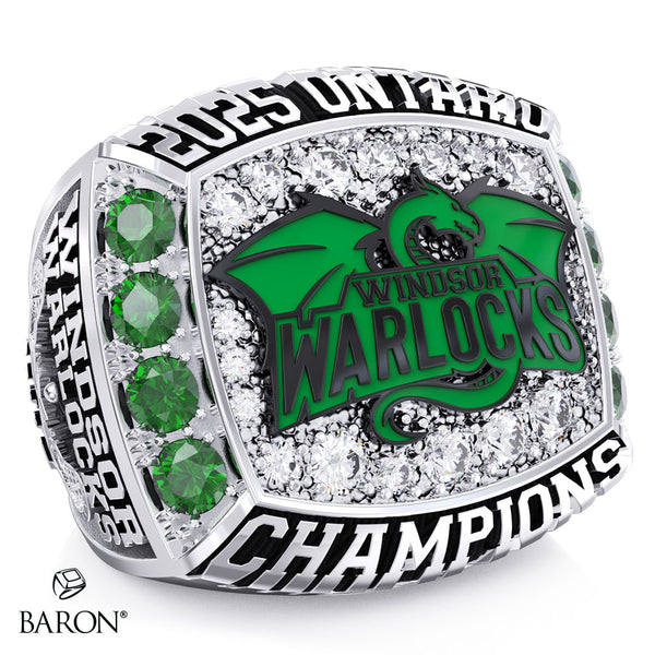 Windsor Warlocks Lacrosse 2025 Championship Ring - Design 1.2 *BALANCE*