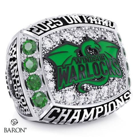Windsor Warlocks Lacrosse 2025 Championship Ring - Design 1.2