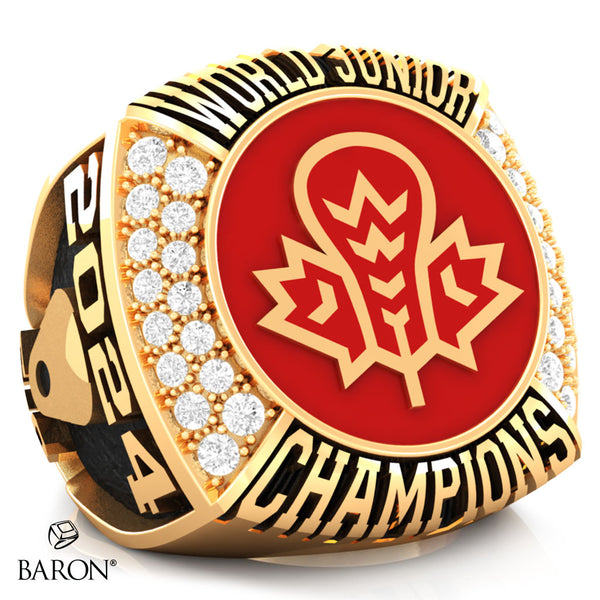 World Junior Lacrosse Championship 2024 Championship Ring - Design 1.2