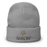 Embroidered Baron Beanie-3D Logo