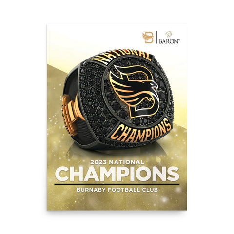Burnaby Football Club 2023 Championship Poster