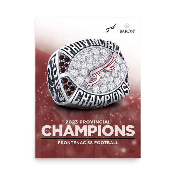 Frontenac SS Football 2023 Championship Poster