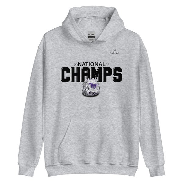 Western Mustangs Lacrosse 2023 Championship Hoodie