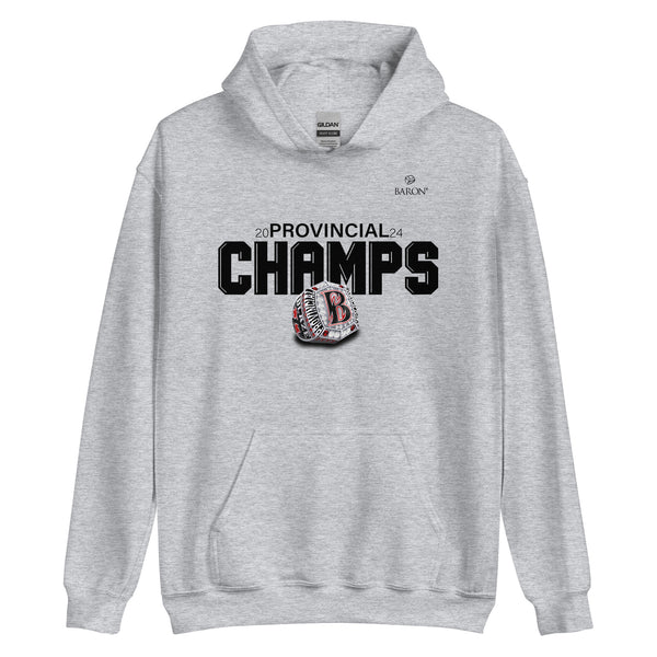 Burlington Blaze Lacrosse 2024 Championship Hoodie
