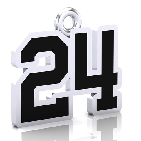 Shelburne Peewee AE Number Pendant (12mm x 17mm (per character))