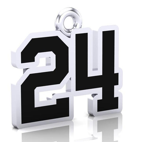 Orillia Minor Bantam A Number Charm (8mm x 10mm (per character))