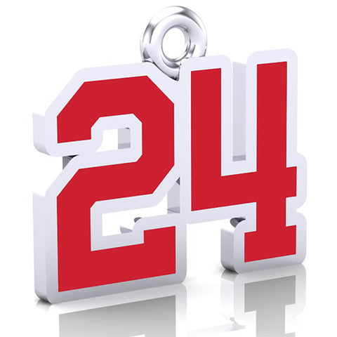 Ajax Knights Number Charm ( 8mm x 10mm (per character)))