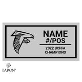 Abbotsford Falcons Football 2022 Championship Display Case