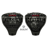 Abbotsford Falcons JB Black Football 2021 Championship Ring - Design 2.3 *BALANCE*