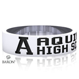 Aquinas High School Class Ring (Durilium, Sterling Silver, 10KT White Gold)
