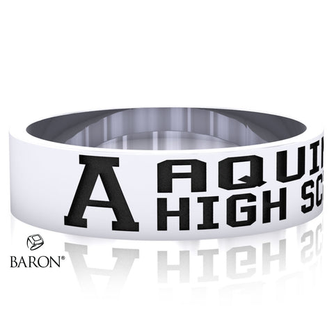 Aquinas High School Class Ring (Durilium, Sterling Silver, 10KT White Gold)