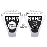 Aquinas High School Athletic Ring - 800 Series (Durilium/ Silver/ 10kt White gold)