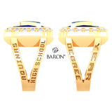 Aquinas High School Renown Class Ring (Gold Durilium, 10kt Yellow Gold)