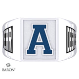Aquinas High School SS Signet Class Ring (Durilium, Silver, 10kt White Gold)