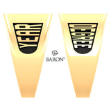 Aquinas High School SS Signet Class Ring (Gold Durilium, 10kt Yellow Gold)