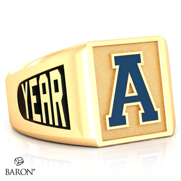 Aquinas High School SS Signet Class Ring (Gold Durilium, 10kt Yellow Gold)