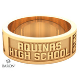 Aquinas High School Class Ring - 3111 (Gold Durilium, 10KT Yellow Gold