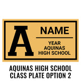 Aquinas High School Class Display Case