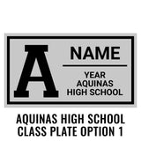 Aquinas High School Class Display Case