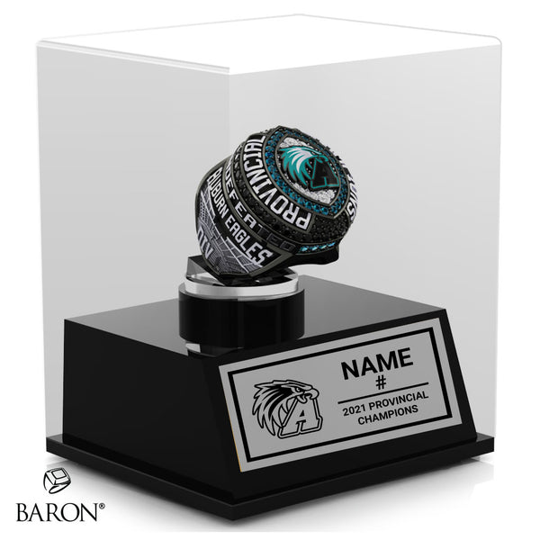 Auburn Eagles Football 2021 Championship Display Case