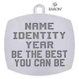 BC Football Hall of Fame Pendant - Design 1.16