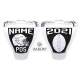 BC High School Provincial All-Star West Ring Championship Ring - Design 1.2/4