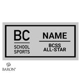 BCSS All-Star Football Championship Display Case