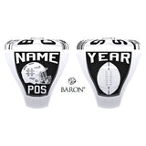 BCSS All-Star Football WEST Championship Ring - Design 1.5