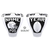 BCSS All-Star Football WEST Championship Ring - Design 1.6