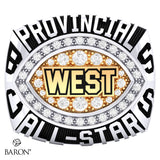 BCSS All-Star Football WEST Championship Ring - Design 1.6