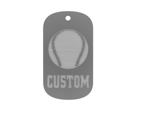 Championship Dog Tag - Baseball