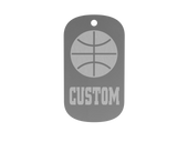 Championship Dog Tag - Basketball