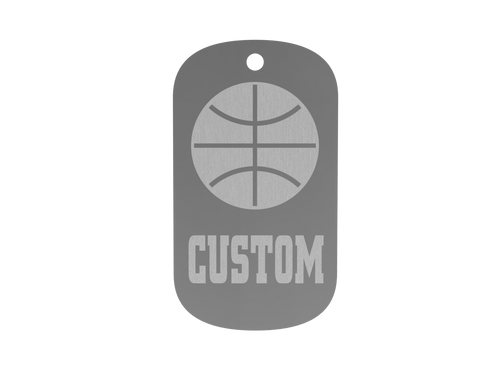 Championship Dog Tag - Basketball