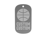 Championship Dog Tag - Basketball