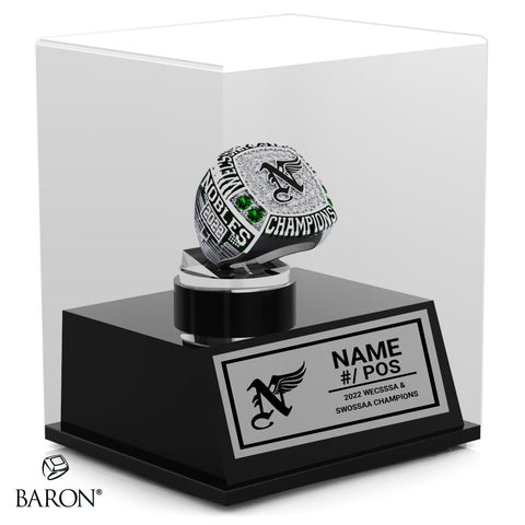 Belle River Sr Football 2022 Championship Display Case