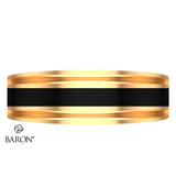Black Band Registered Nurse Ring - Design 1.1 -SCC