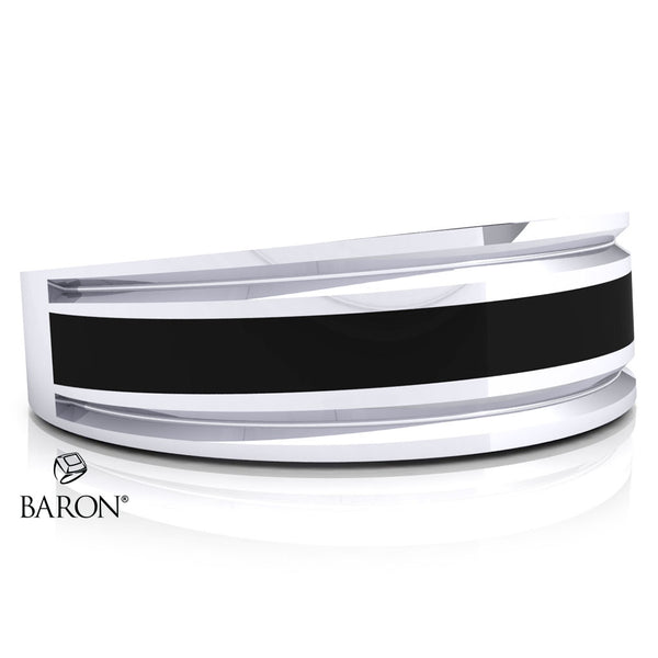 Black Band Registered Nurse Ring - Design 1.2