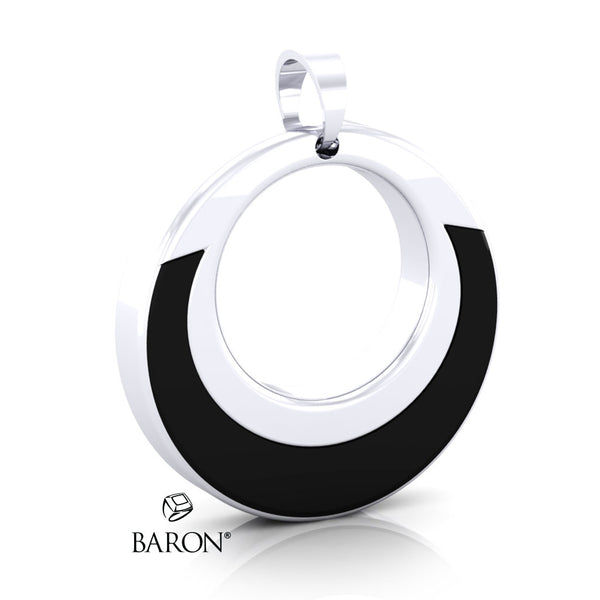 Black Band Registered Nurse Pendant - Design 1.4