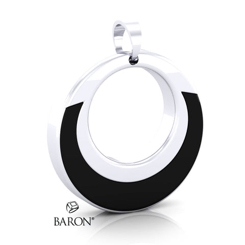 Black Band Registered Nurse Pendant - Design 1.4