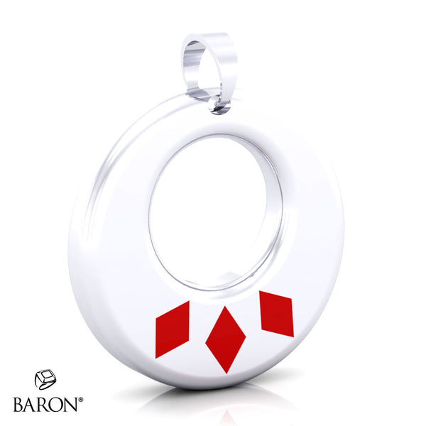 Red Diamonds Care Assistant Pendant - Design 1.10